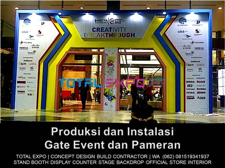 Jasa Pembuatan Gate Sewa Rental Gate Event Acara Pameran Buat Bikin