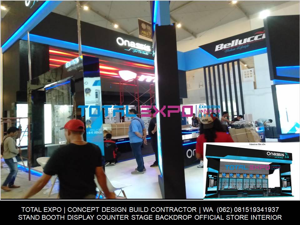 Stand Booth Pameran Indobuildtech Exhibition Jakarta Design Konsep ...