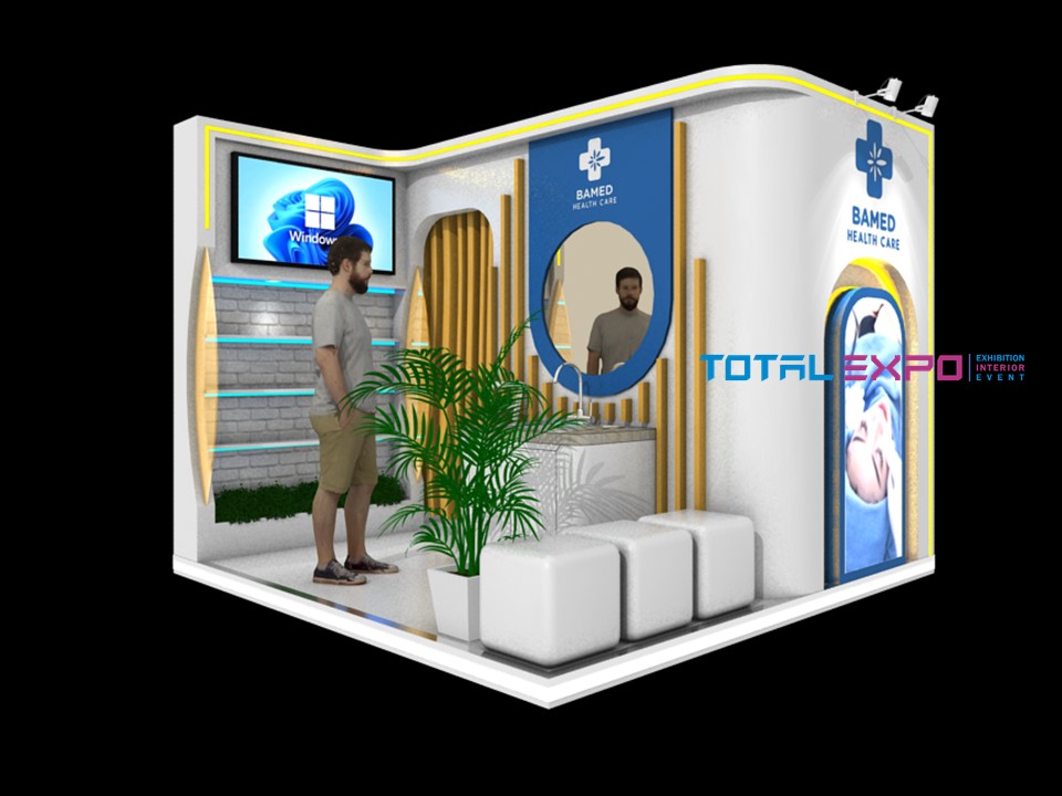 Stand Booth Pameran Medical Farmasi