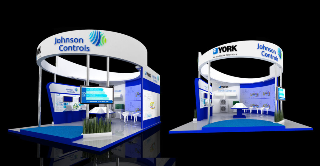 Kontraktor Pameran Booth Exhibition Design Stand Contractor Johnson Control