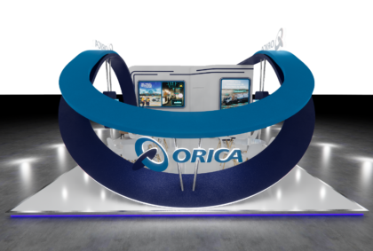 Design Booth Pameran Mining Expo Orica Jiexpo Kemayoran.