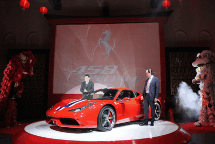 Event Launch Mobil Sport Ferrari Jakarta Indonesia.